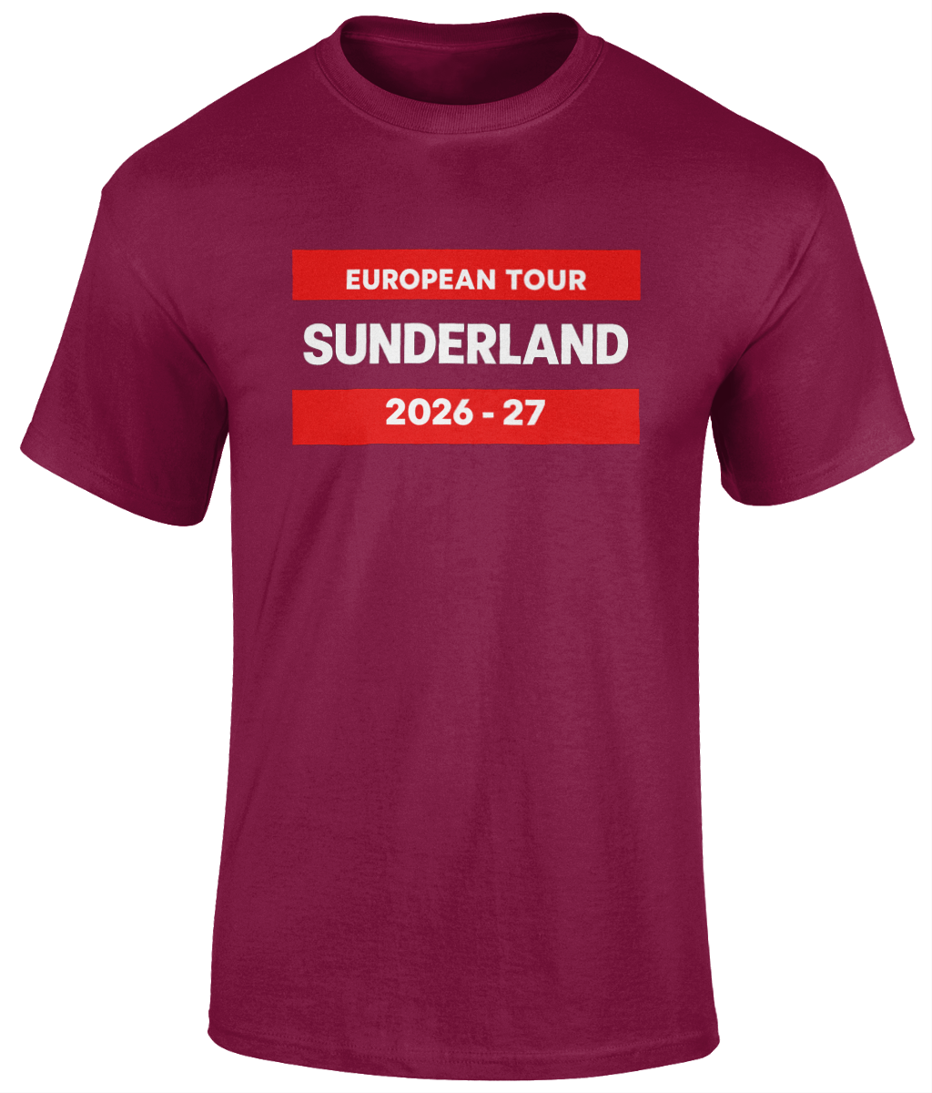 Sunderland European Tour T-Shirt