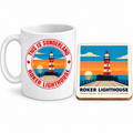 Roker Lighthouse Mug and Coaster Set