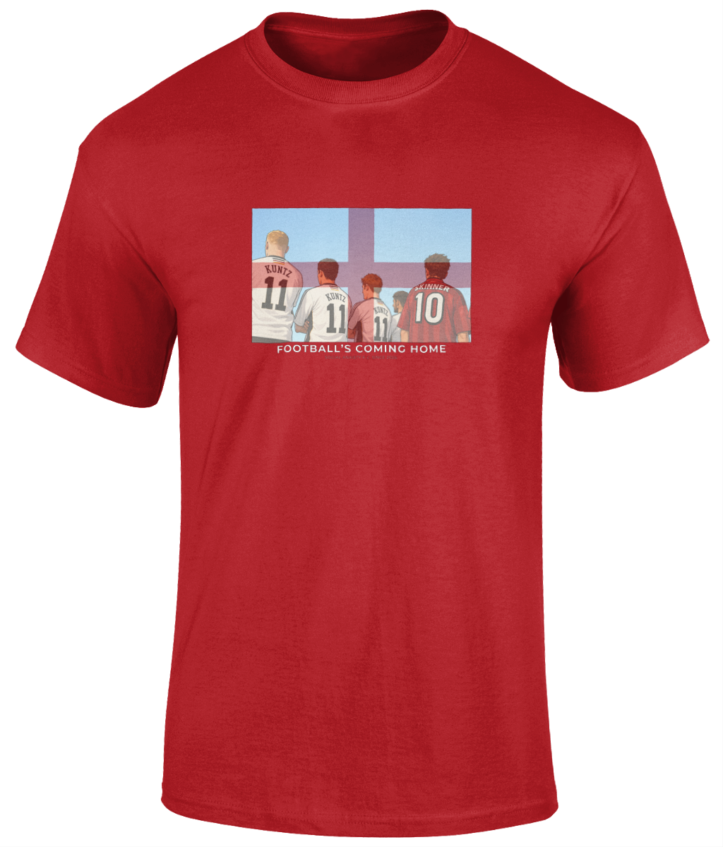 Footballs Coming Home England T-Shirt // T-Shirt by Social Anxiety F.C.