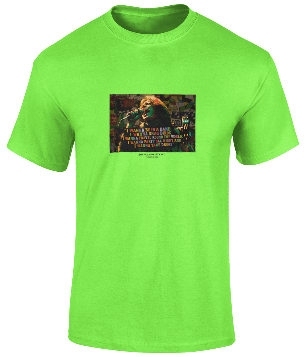 SHAUN RYDER QUOTE // T-Shirt by Social Anxiety F.C.