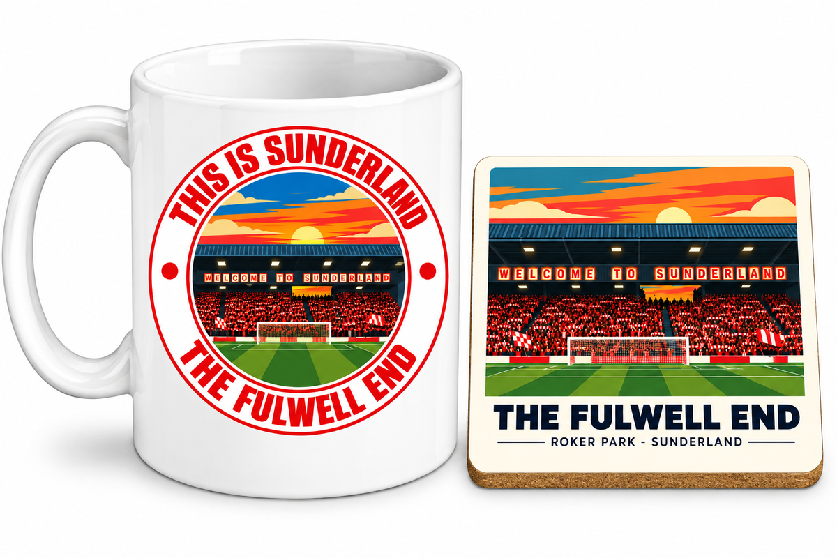 Fulwell End Mug and Coaster Set