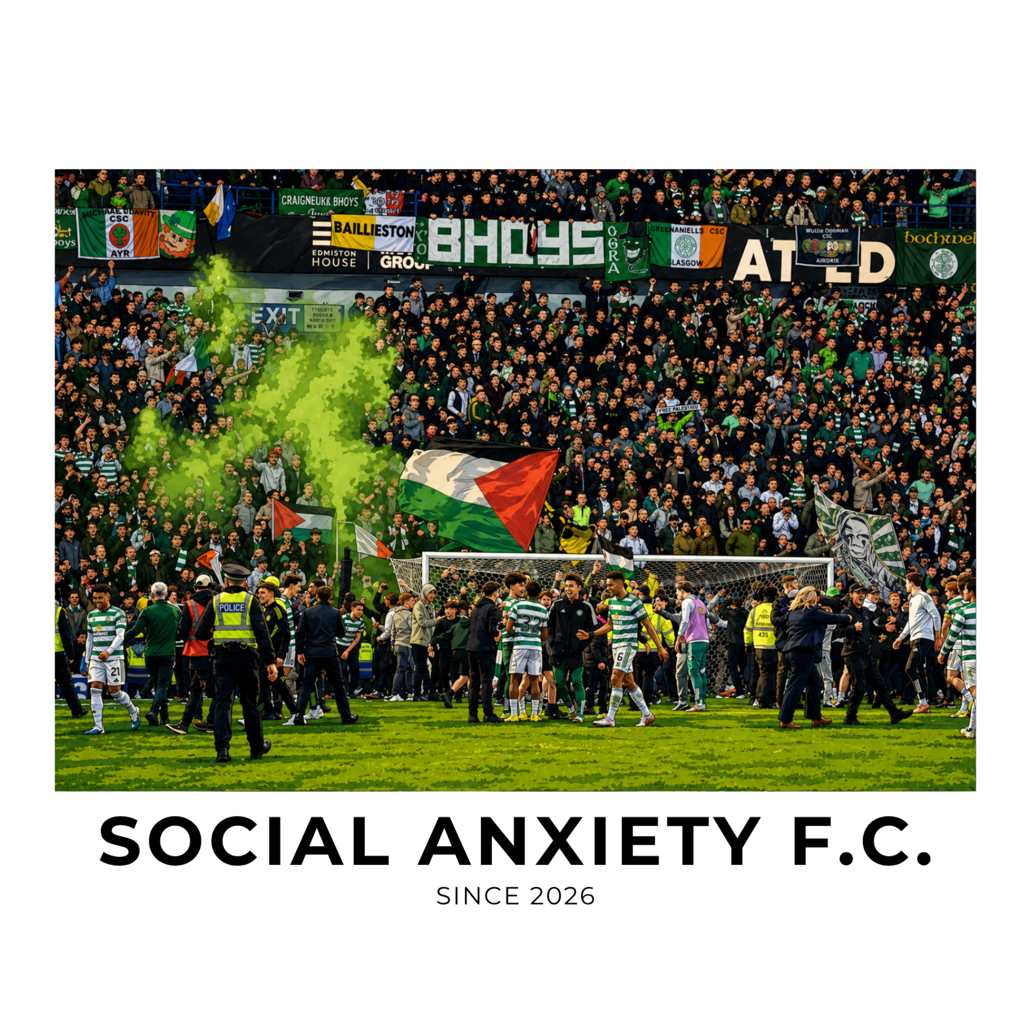 Bhoys Are In Town // T-Shirt by Social Anxiety F.C.