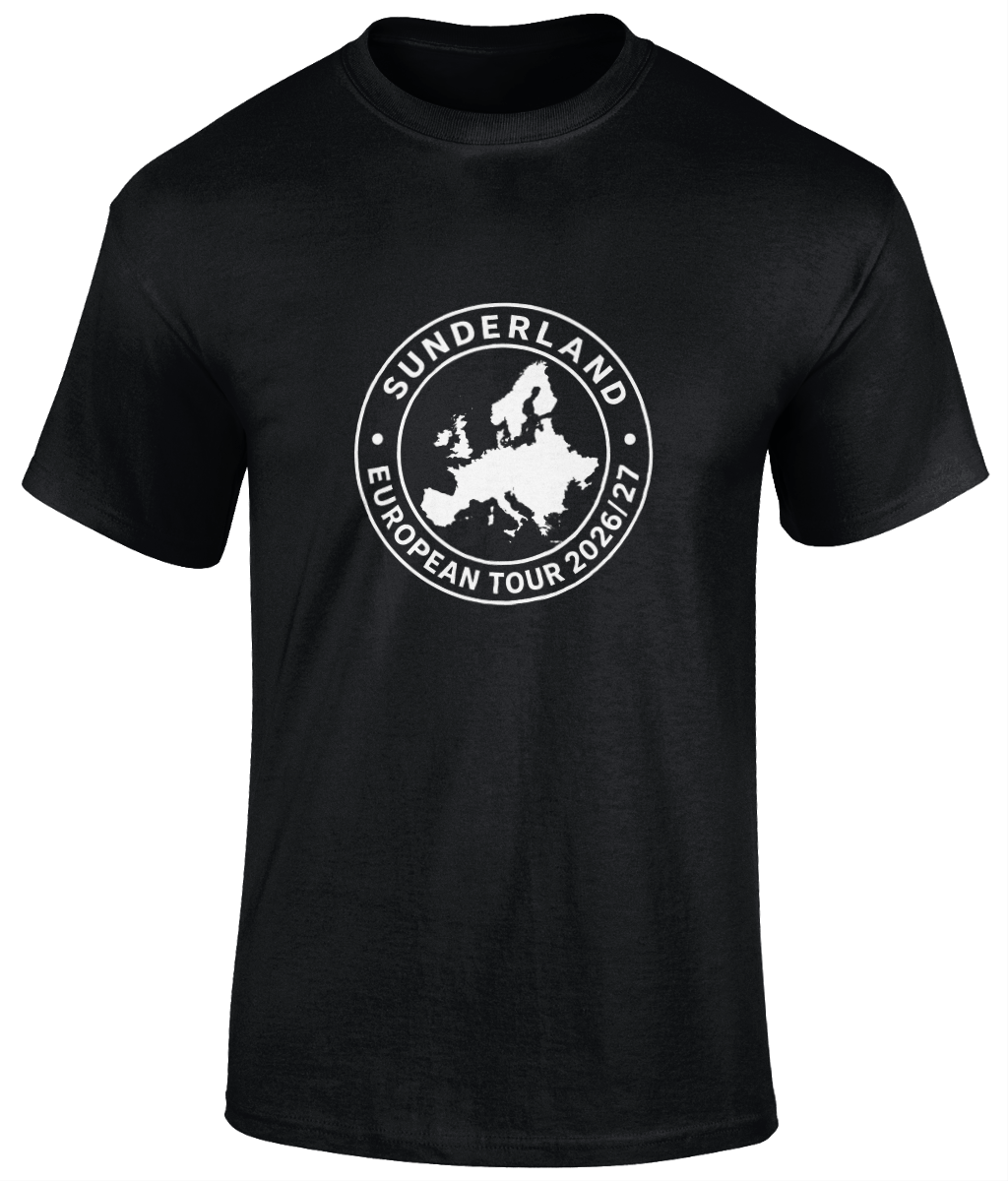 Sunderland European Tour // T-Shirt by Social Anxiety F.C.