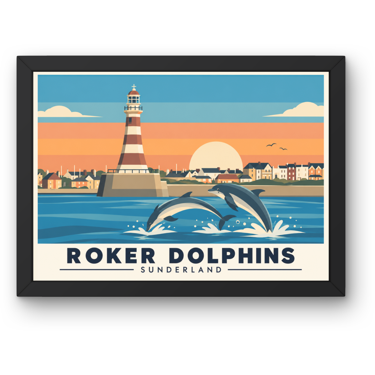 Roker Dolphins Prints