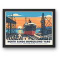 North Sands Shipbuilding Yard Prints