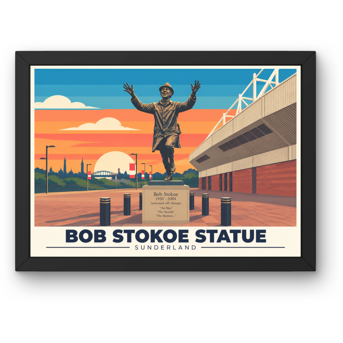 Bob Stokoe Statue Prints