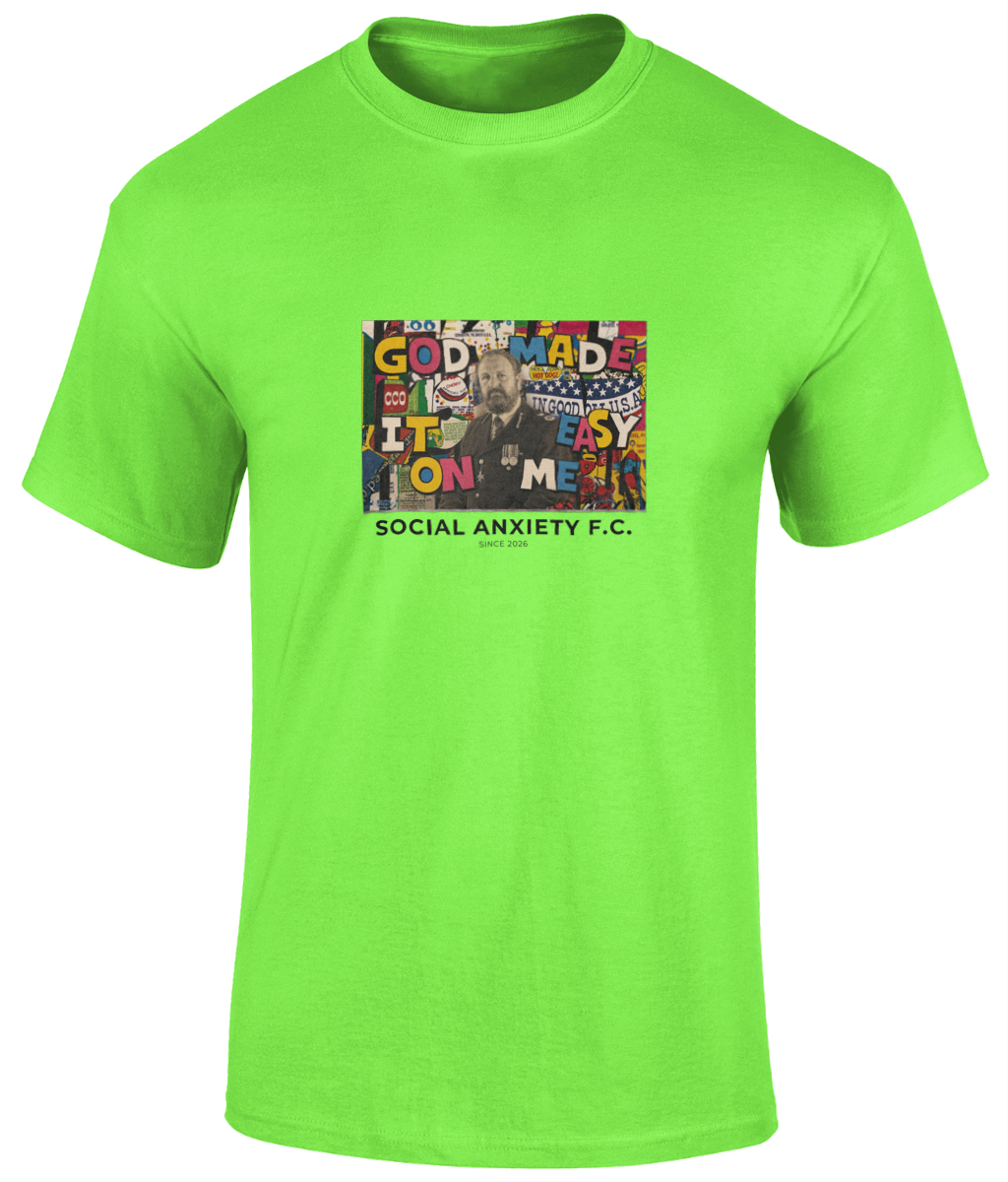 GODS COP HAPPY MONDAYS // T-Shirt by Social Anxiety F.C.