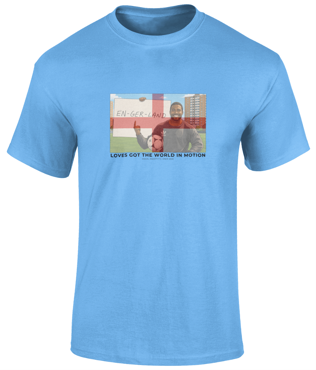 John Barnes World In Motion England T-Shirt // T-Shirt by Social Anxiety F.C.