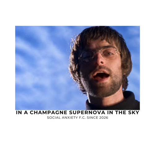 Champagne Supernova// T-Shirt by Social Anxiety F.C.