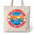 Roker Dolphins Tote Bag