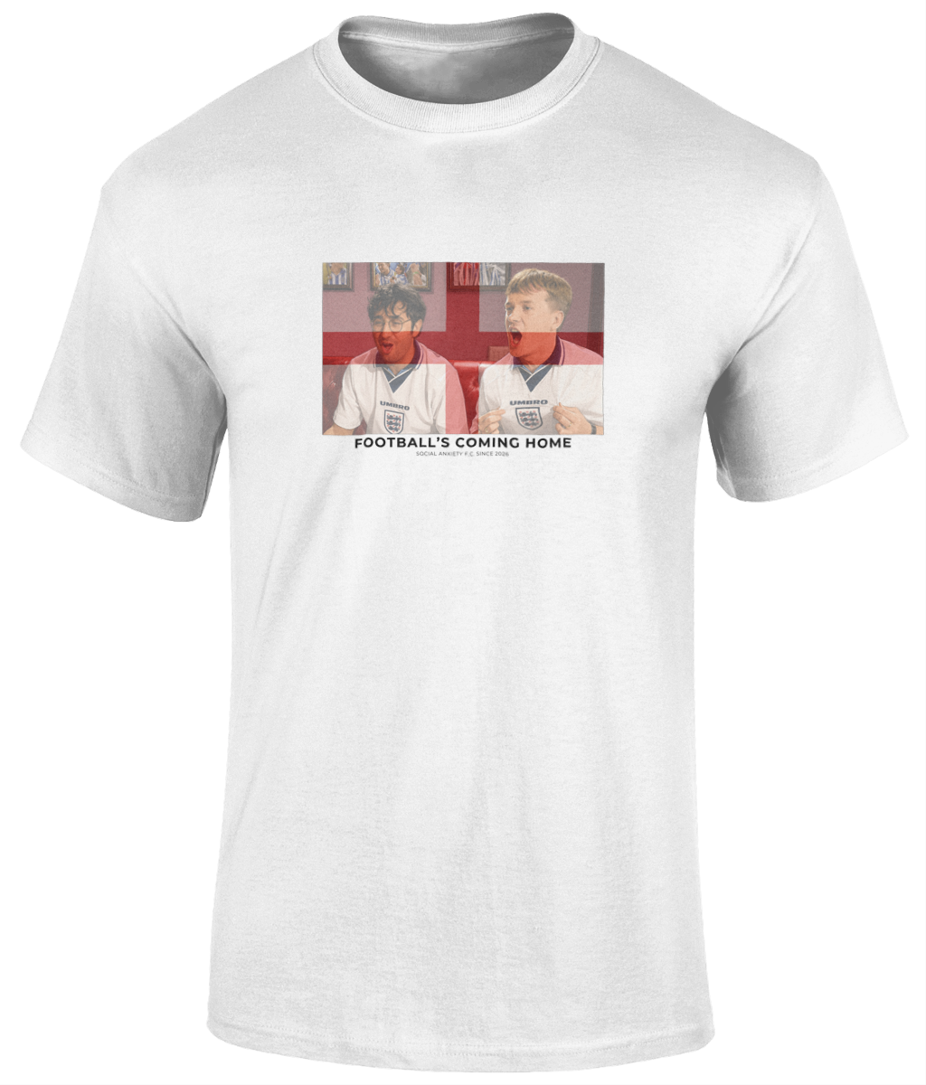 Footballs Coming Home England T-Shirt // T-Shirt by Social Anxiety F.C.