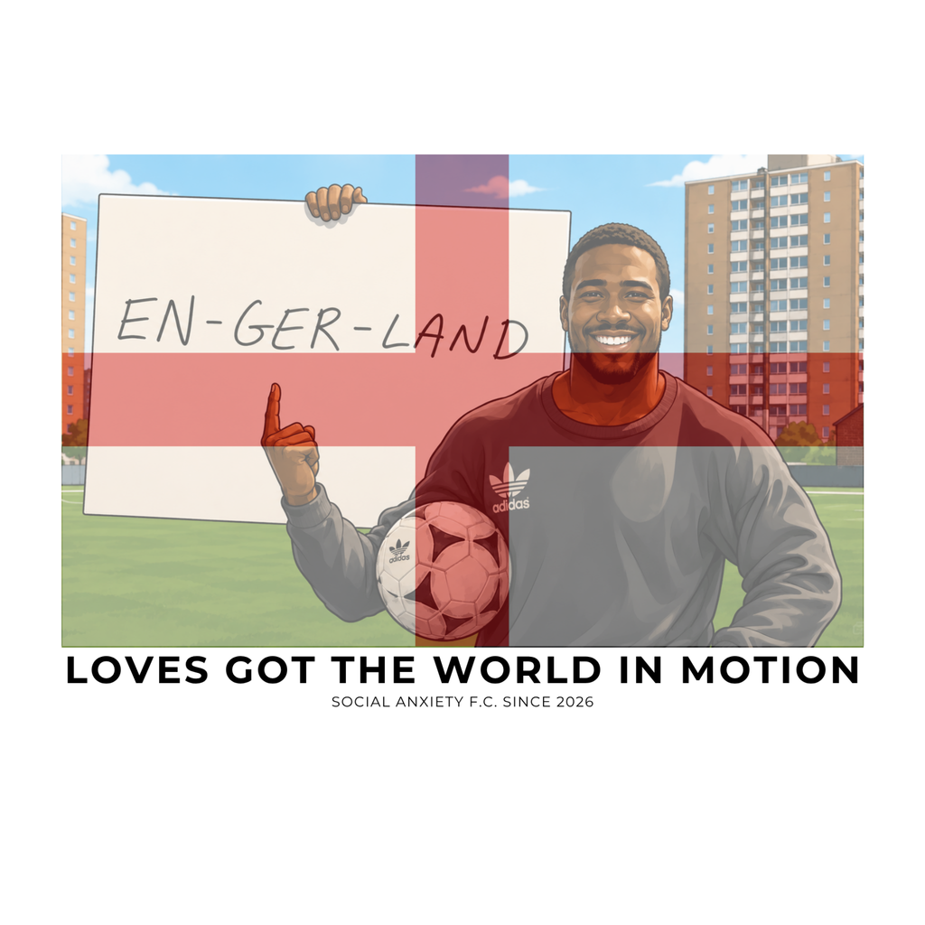 John Barnes World In Motion England T-Shirt // T-Shirt by Social Anxiety F.C.