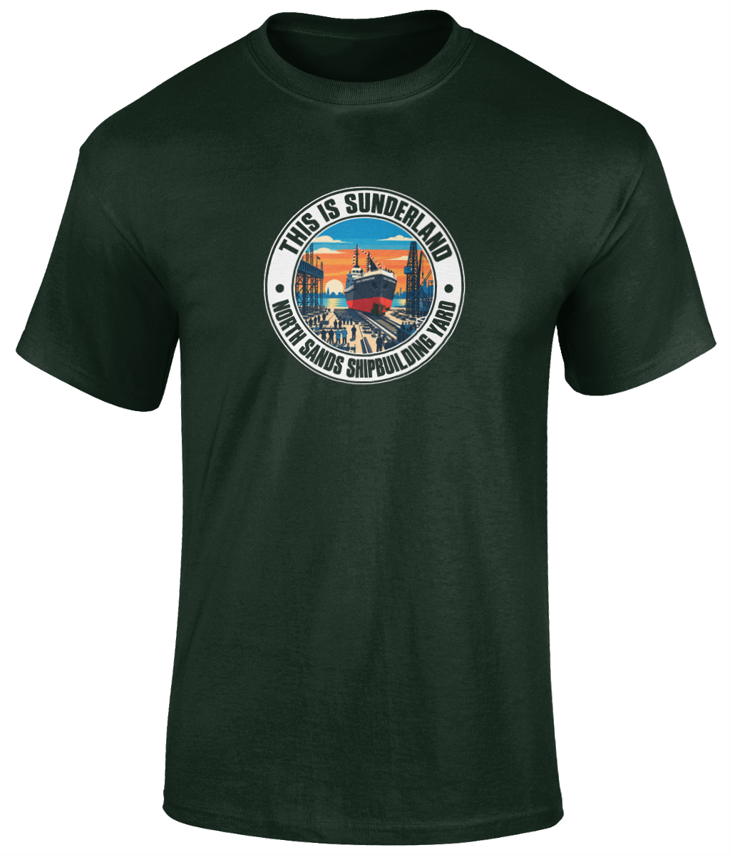 North Sands Shipbuilding Yard T-Shirt