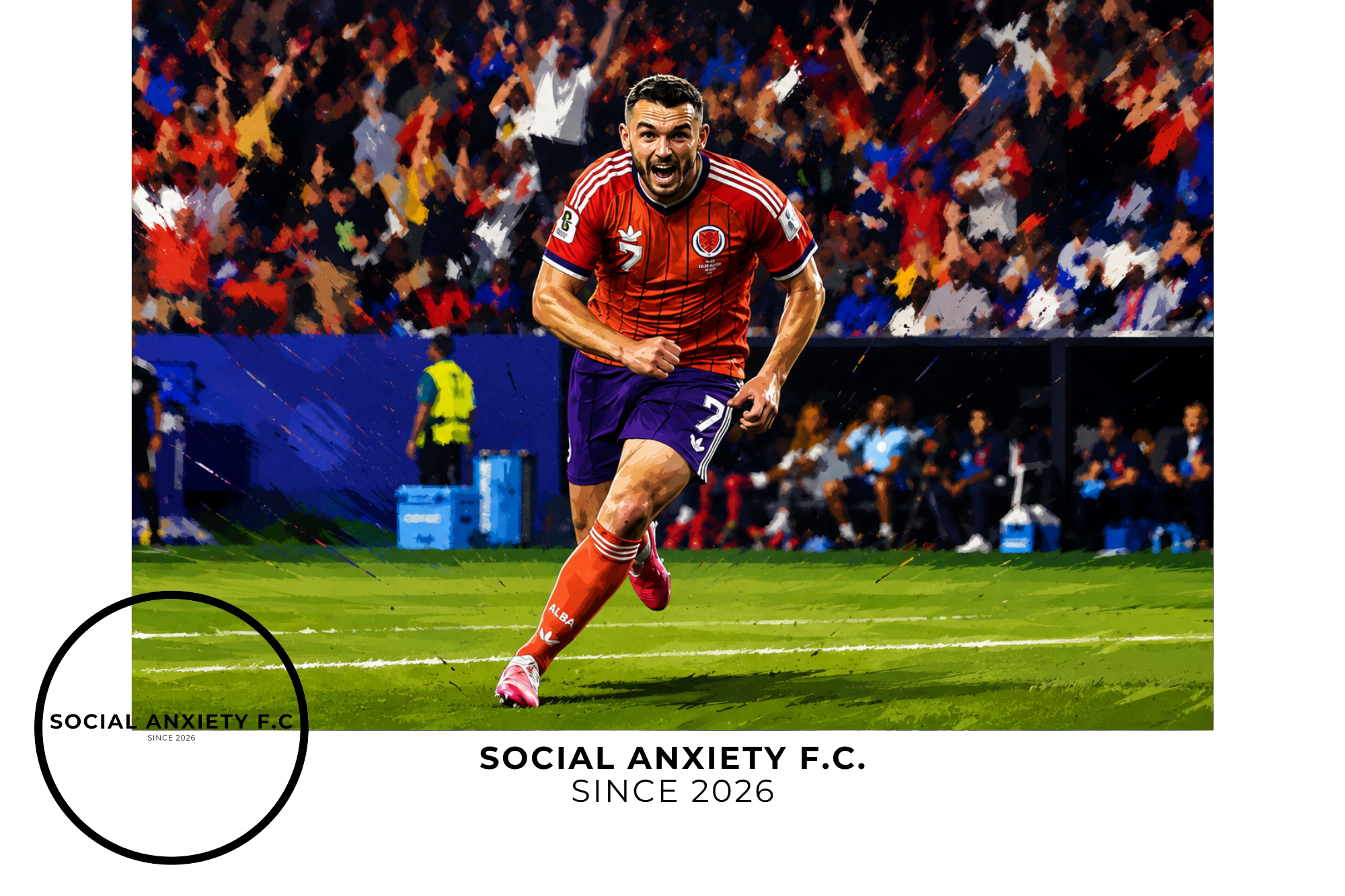 John McGinn T-Shirt by Social Anxiety F.C.