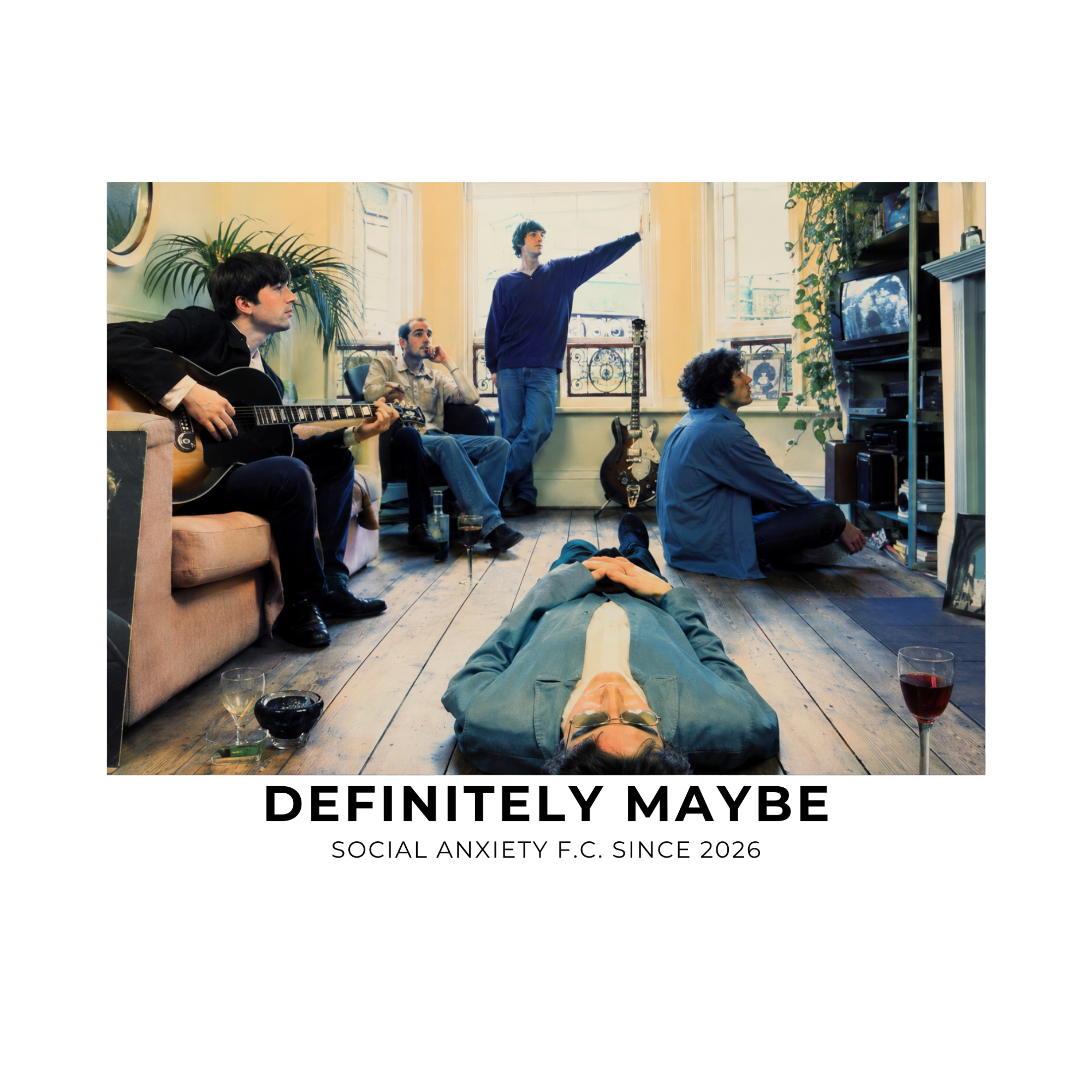 Definitely Maybe // T-Shirt by Social Anxiety F.C.