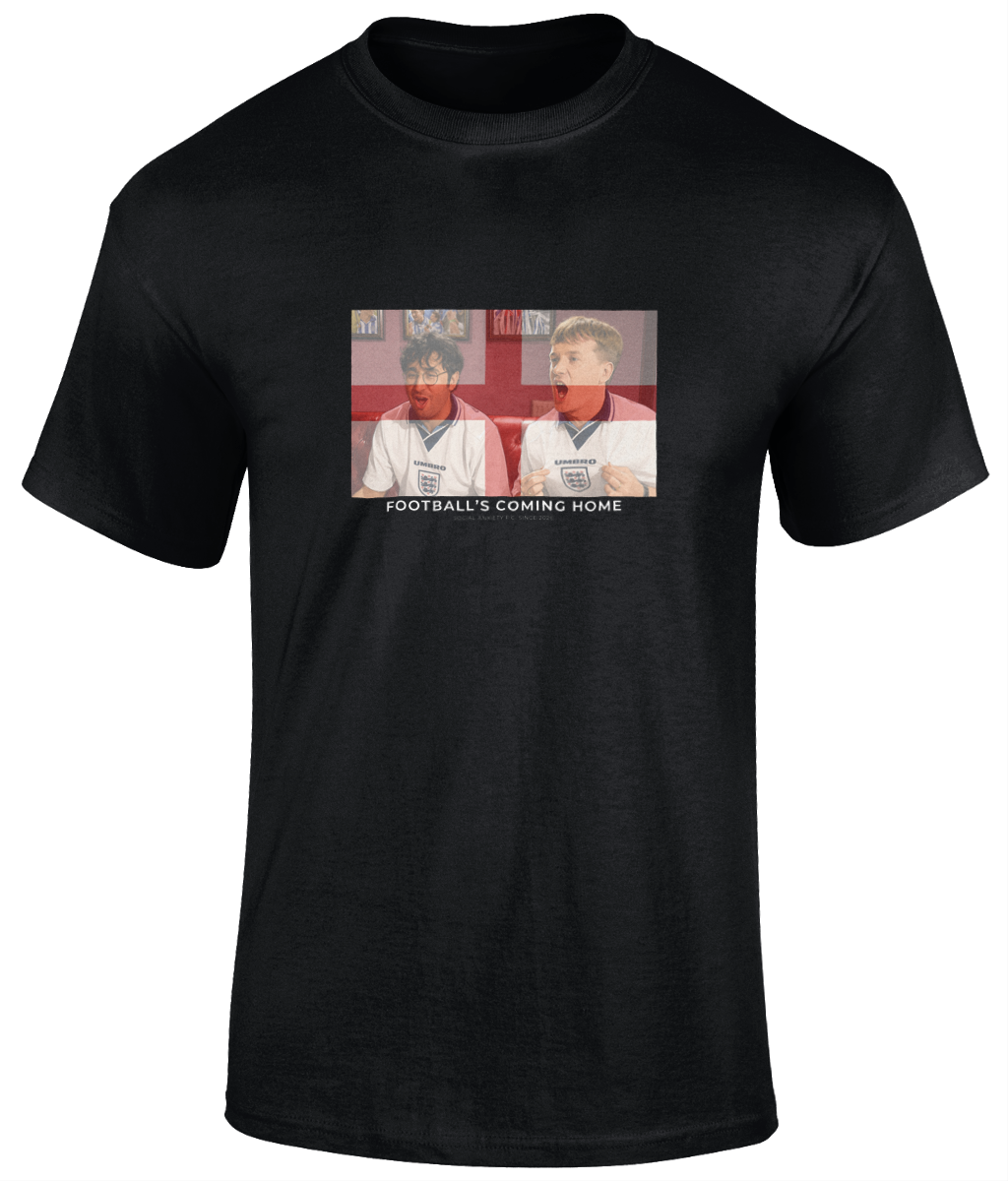 Footballs Coming Home England T-Shirt // T-Shirt by Social Anxiety F.C.