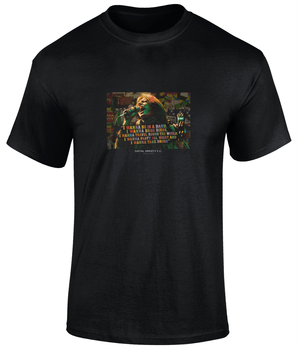 SHAUN RYDER QUOTE // T-Shirt by Social Anxiety F.C.