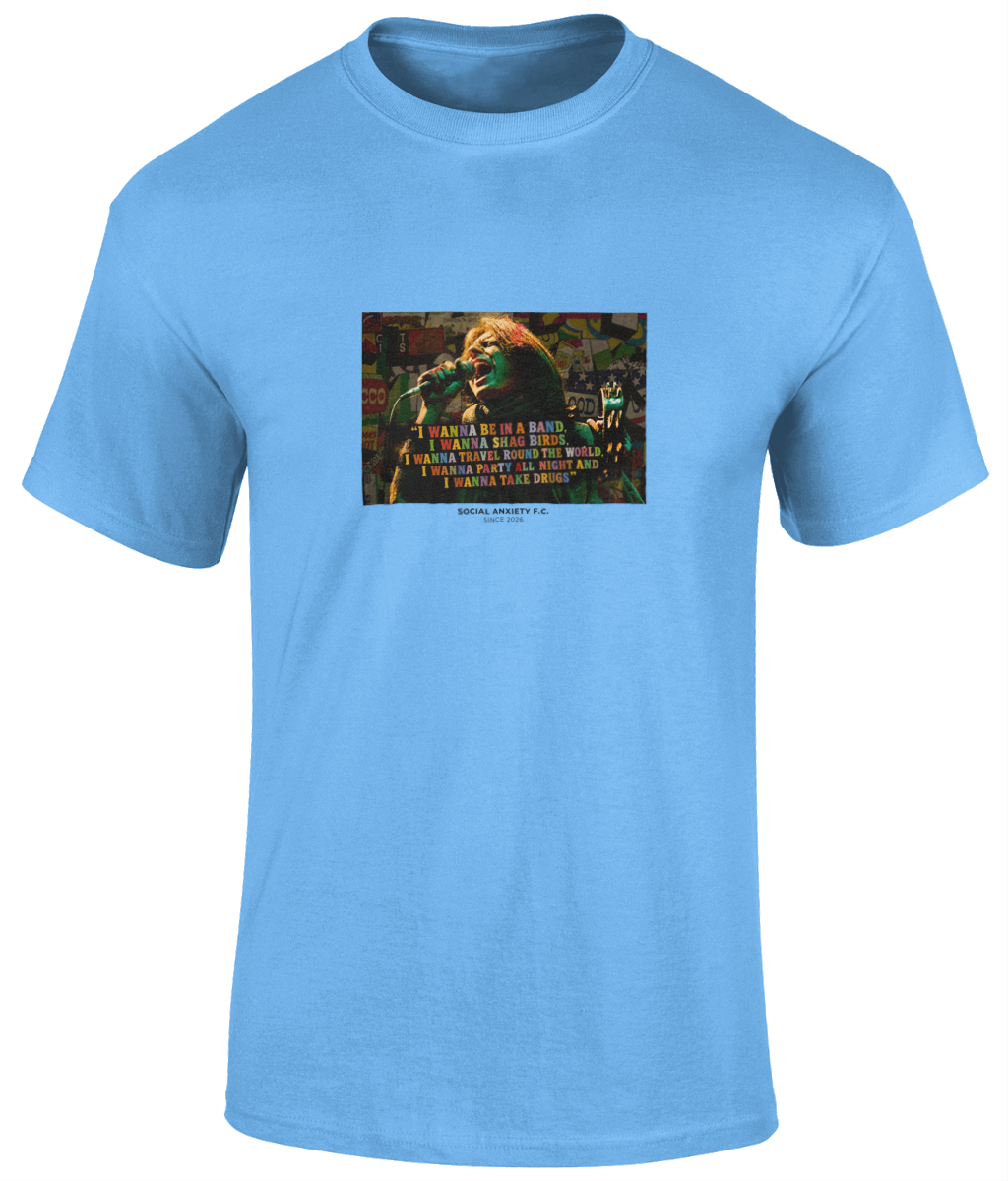 SHAUN RYDER QUOTE // T-Shirt by Social Anxiety F.C.