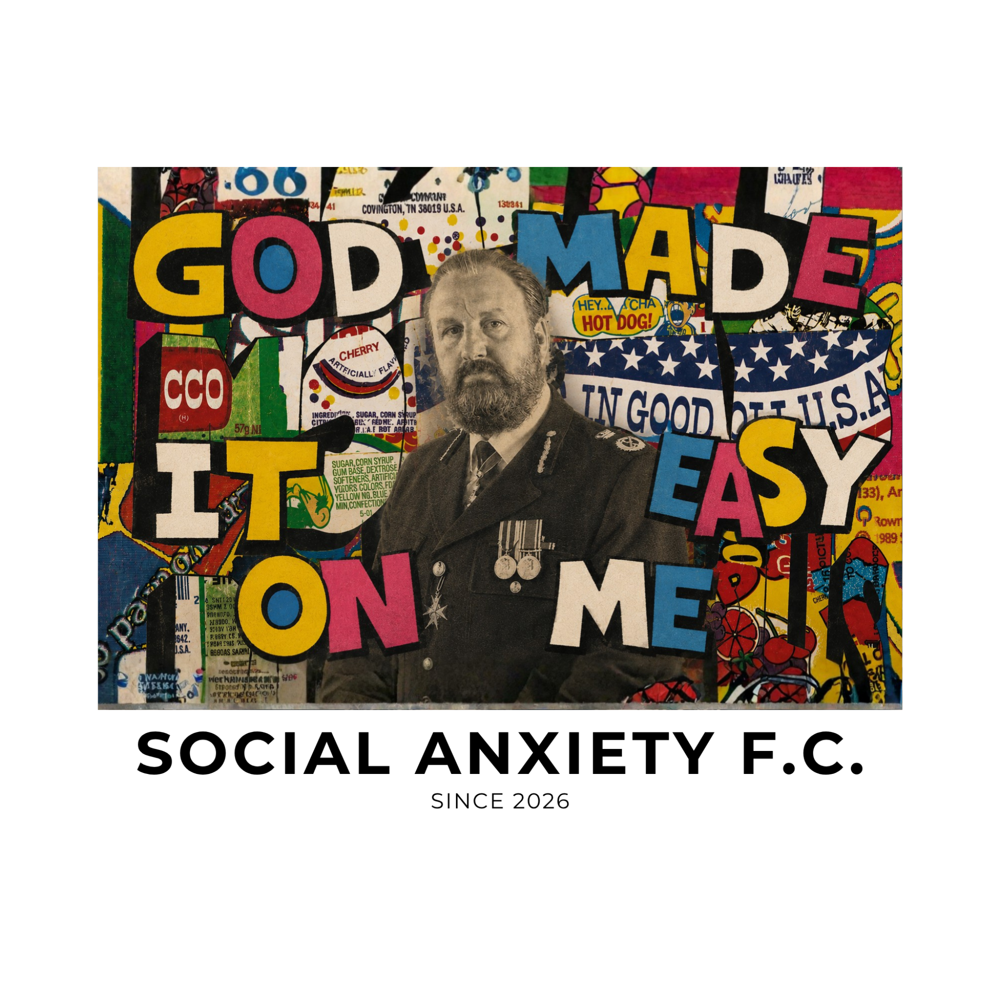 GODS COP HAPPY MONDAYS // T-Shirt by Social Anxiety F.C.