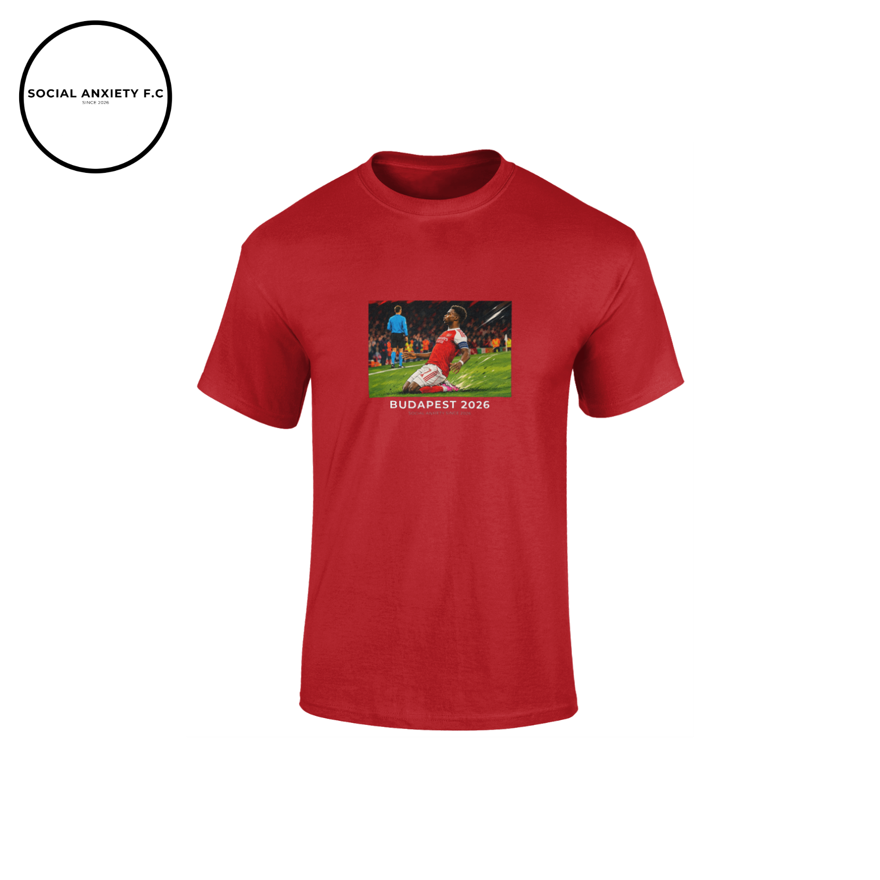 Arsenal Budapest 2026 // T-Shirt by Social Anxiety F.C.