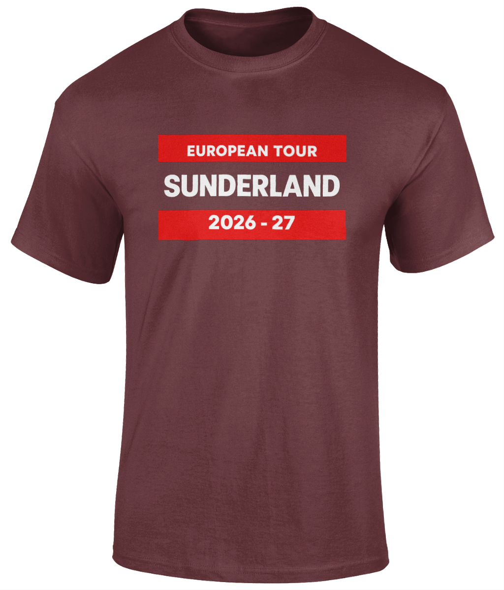 Sunderland European Tour T-Shirt