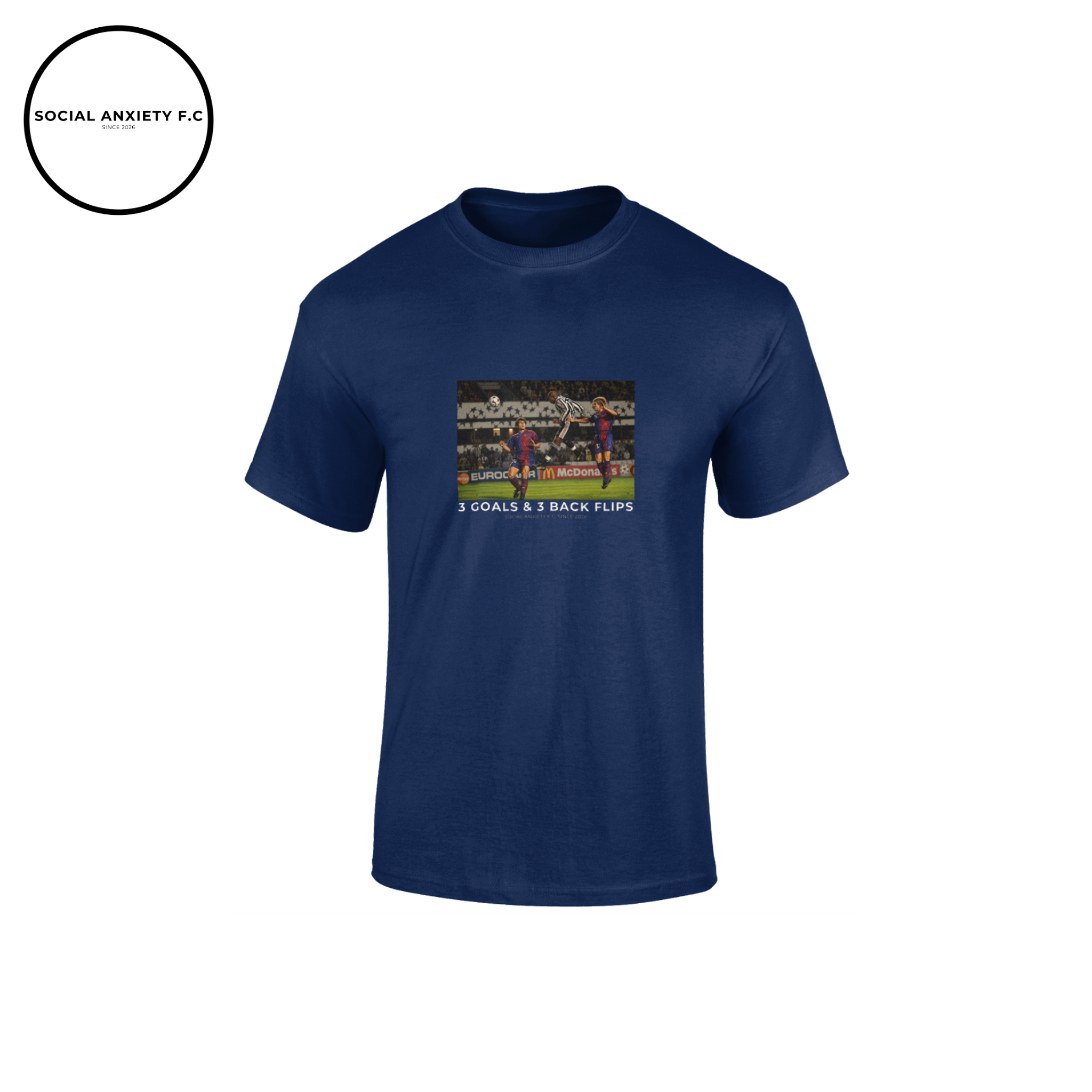 3 Goals & 3 Back Flips // T-Shirt by Social Anxiety F.C.