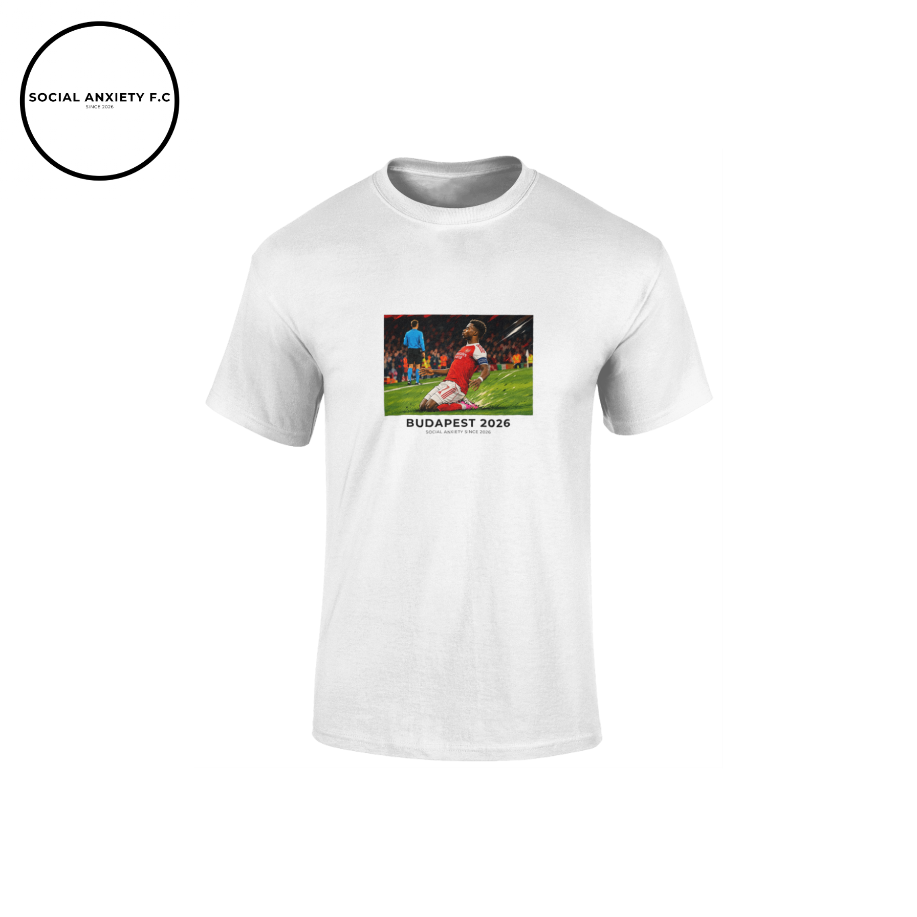 Arsenal Budapest 2026 // T-Shirt by Social Anxiety F.C.