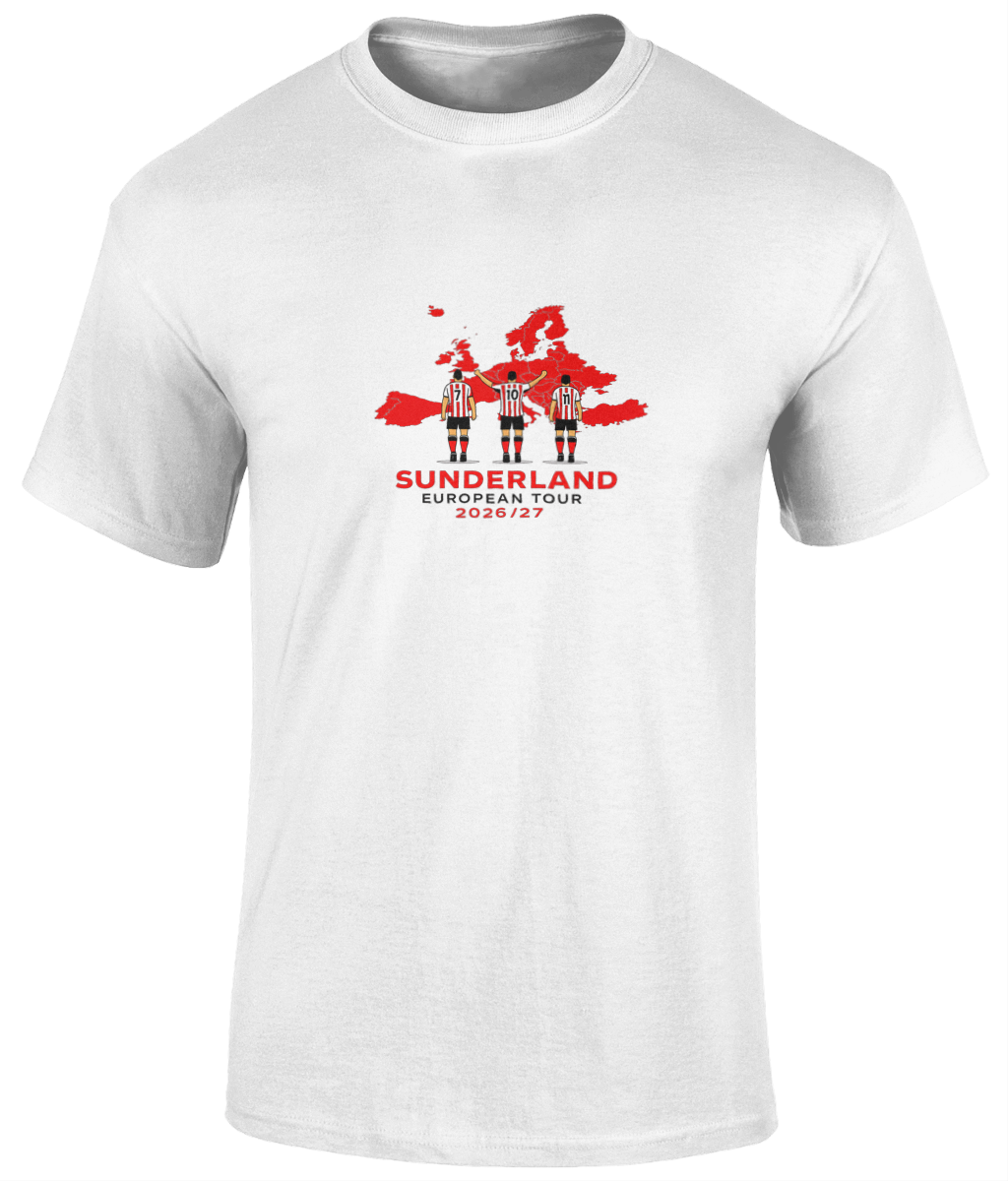 Sunderland European Tour // T-Shirt by Social Anxiety F.C.