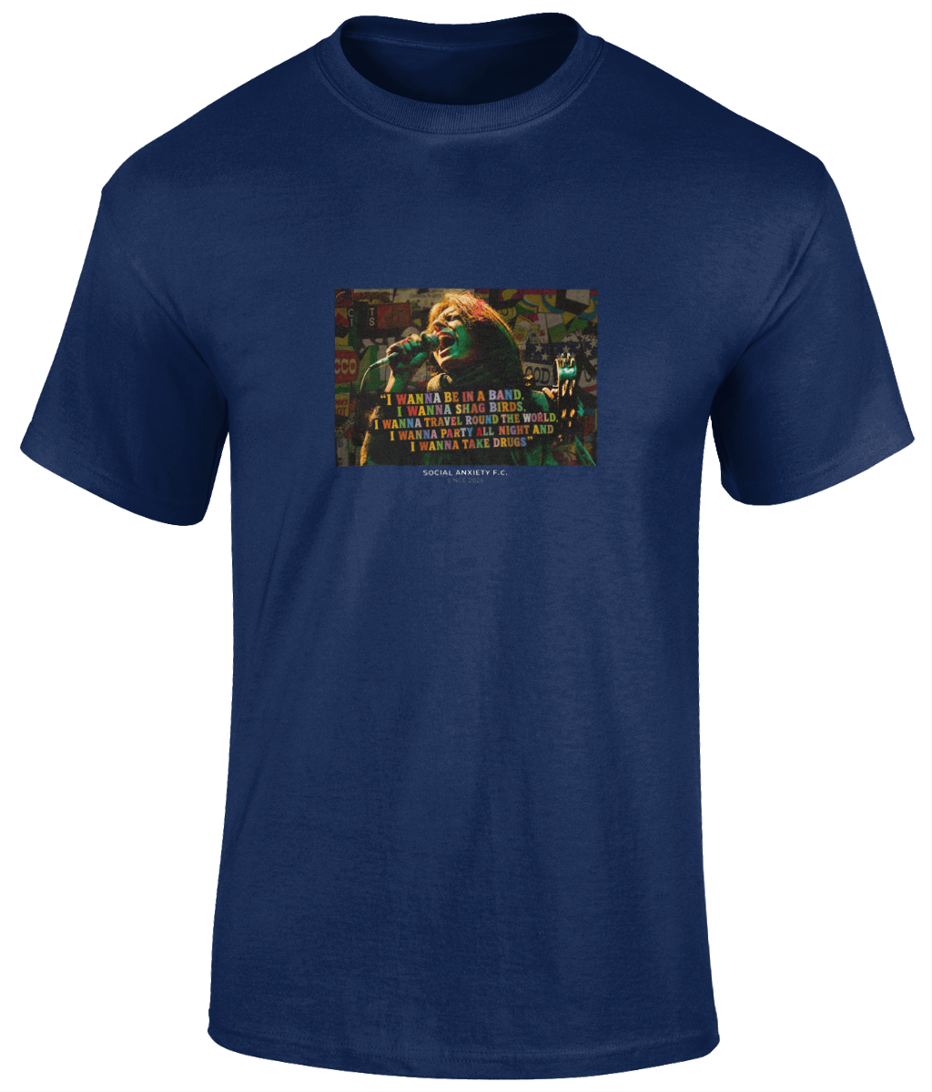 SHAUN RYDER QUOTE // T-Shirt by Social Anxiety F.C.