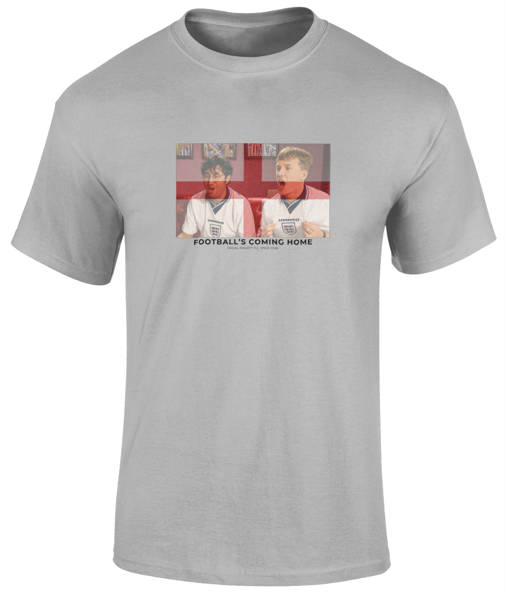 Footballs Coming Home England T-Shirt // T-Shirt by Social Anxiety F.C.