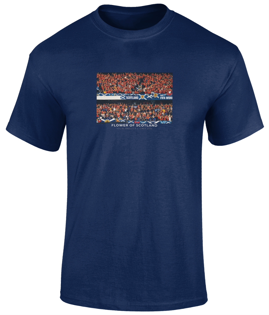 Flower Of Scotland T-Shirt by Social Anxiety F.C.