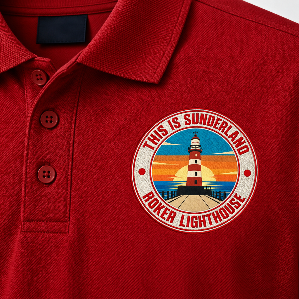 Roker Lighthouse Polo Shirt