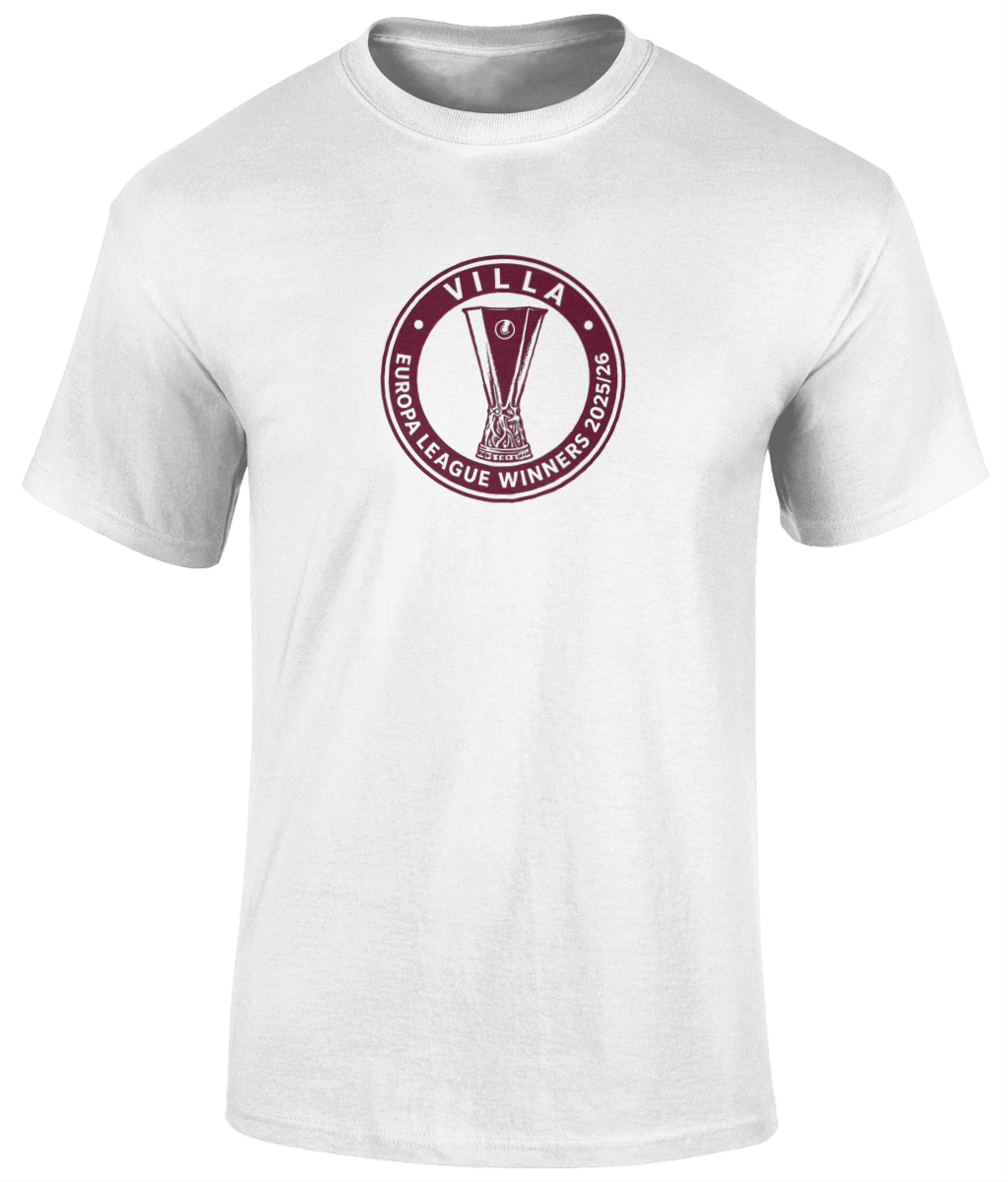 Villa Europa League Winners T-Shirt by Social Anxiety F.C.