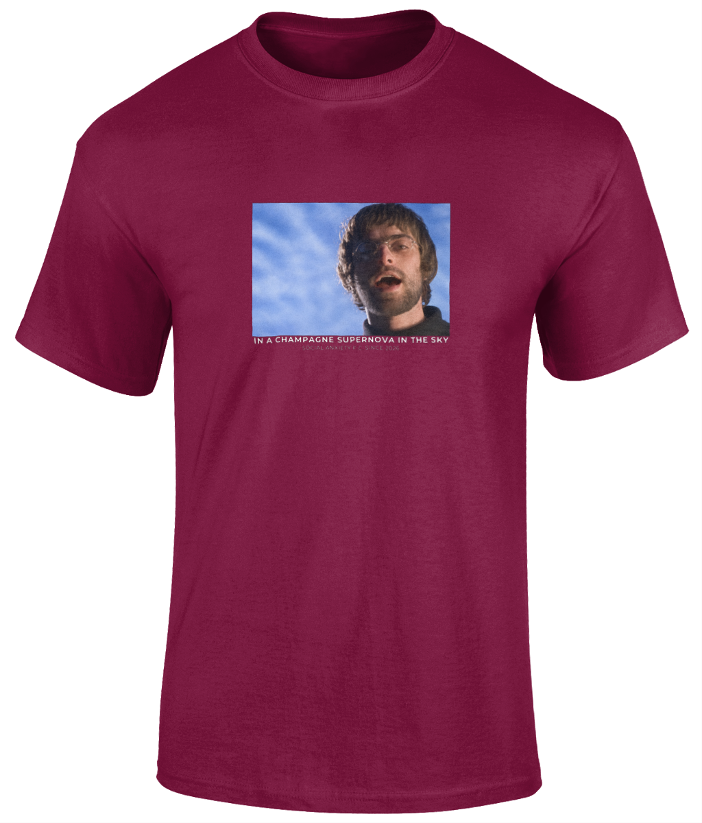 Champagne Supernova// T-Shirt by Social Anxiety F.C.