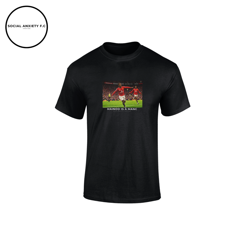 Mainoo is a Manc // T-Shirt by Social Anxiety F.C.