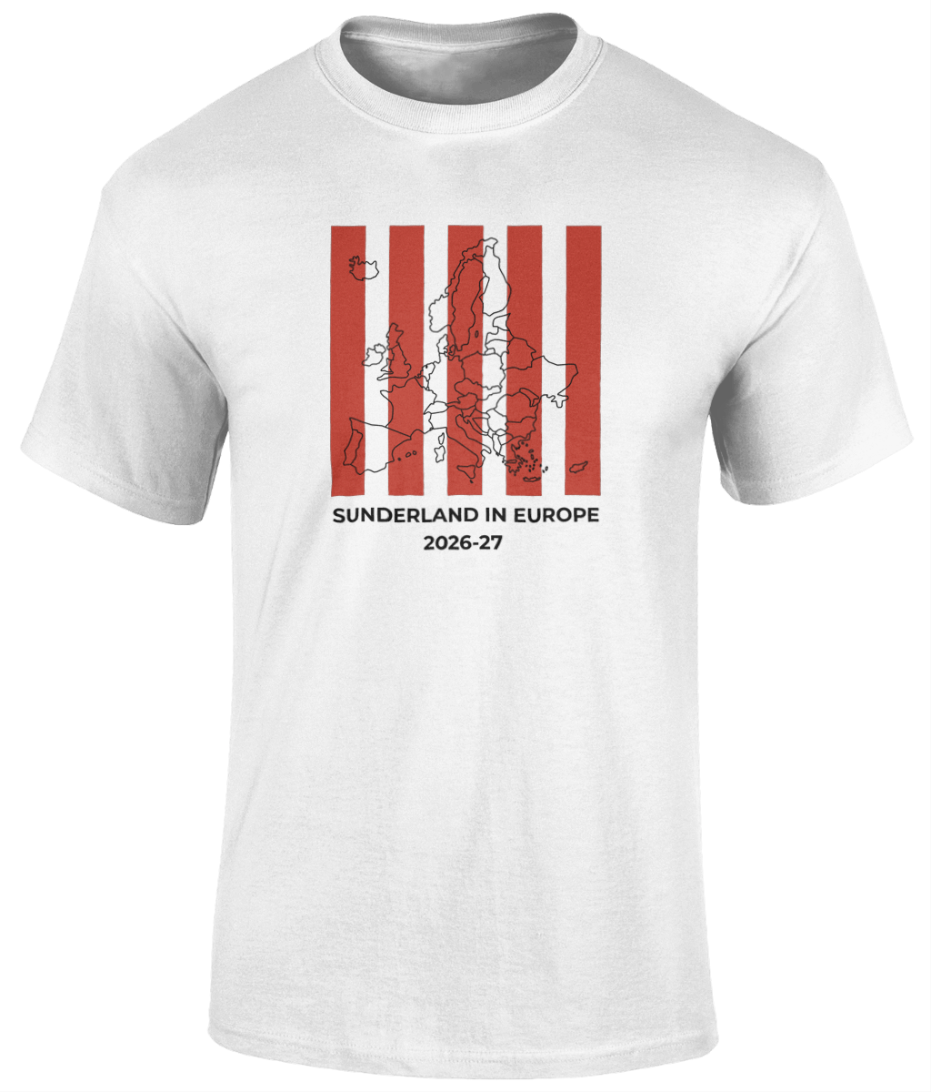 Sunderland European Tour // T-Shirt by Social Anxiety F.C.