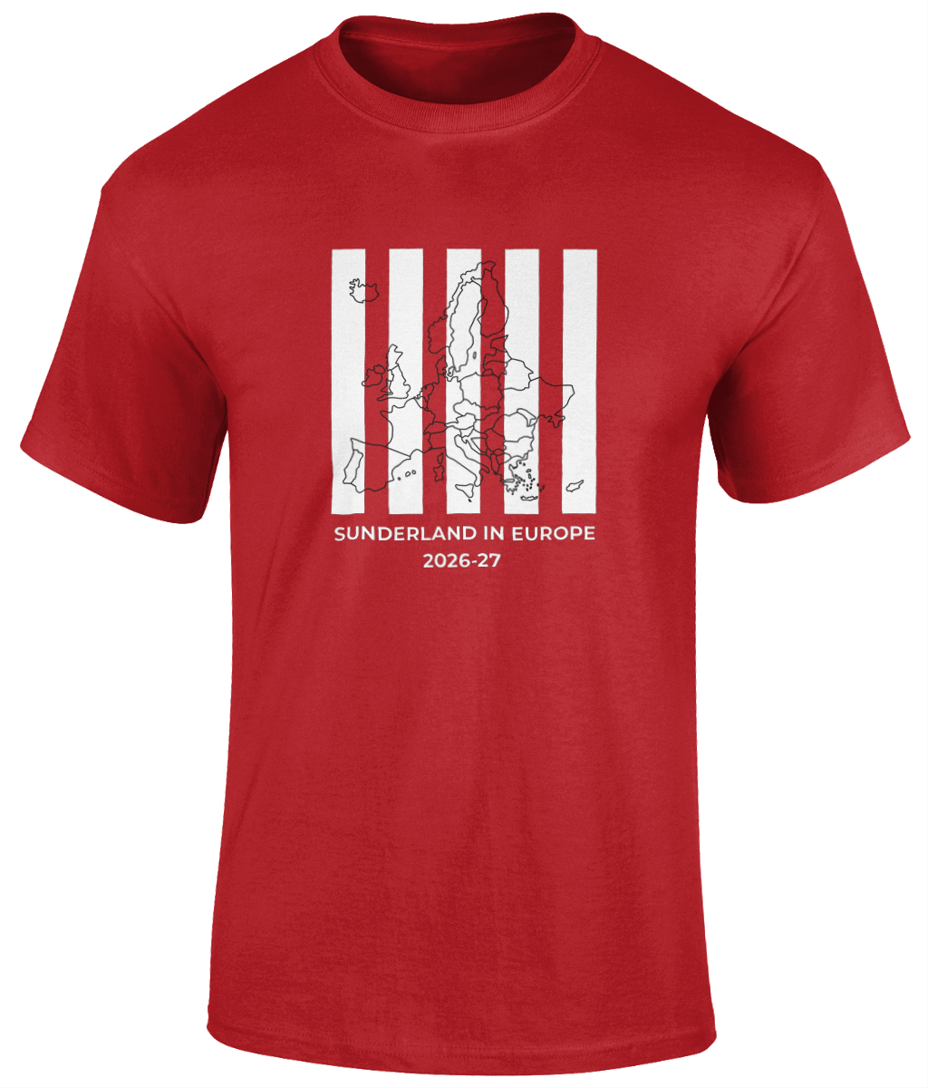 Sunderland European Tour // T-Shirt by Social Anxiety F.C.