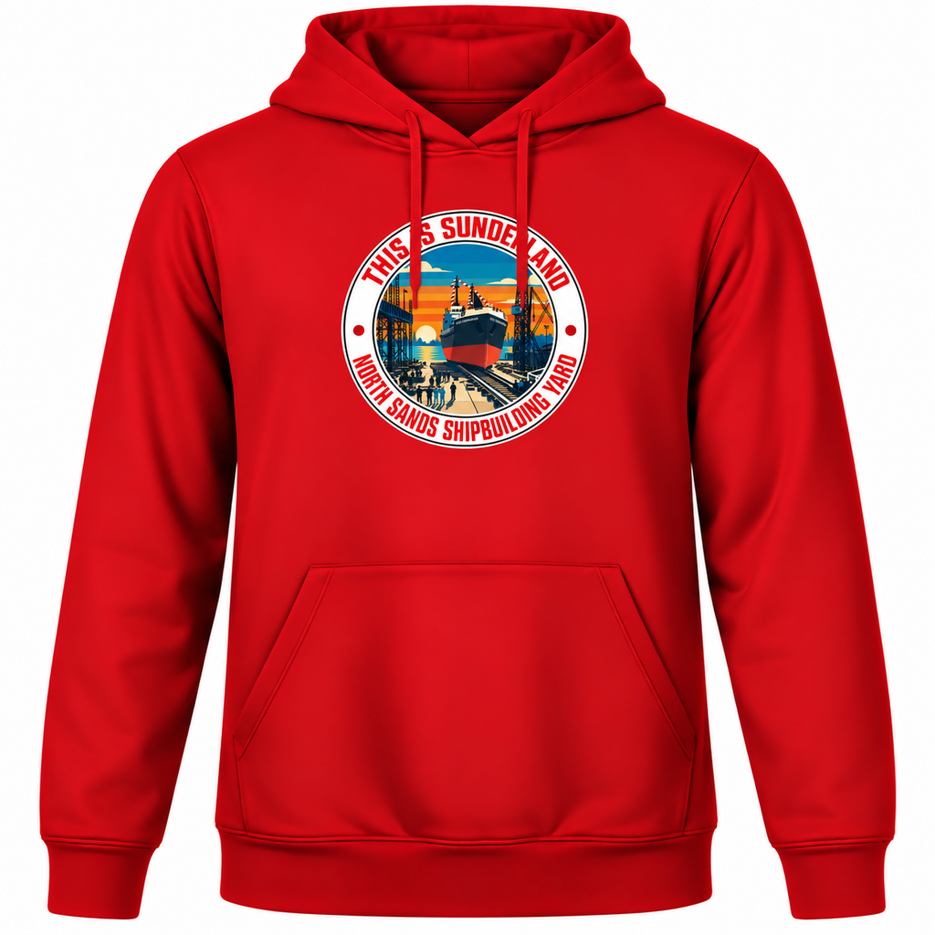 North Sands Shipbuilding Yard Hoodie